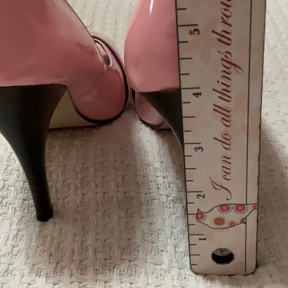 Ann Michelle Pink Patent Heels Size 5.5 - Picture 4 of 7